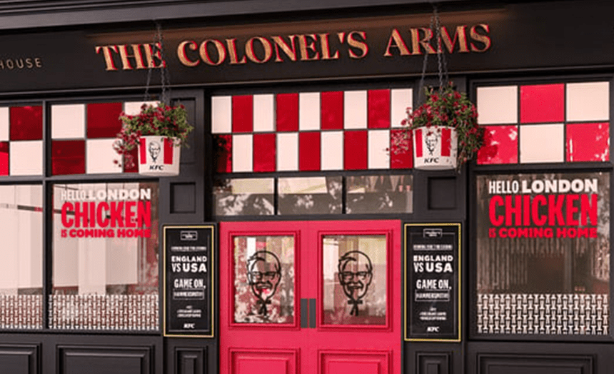 Delivering an unforgettable night at KFC UK & Ireland’s pop-up pub The Colonel’s Arms