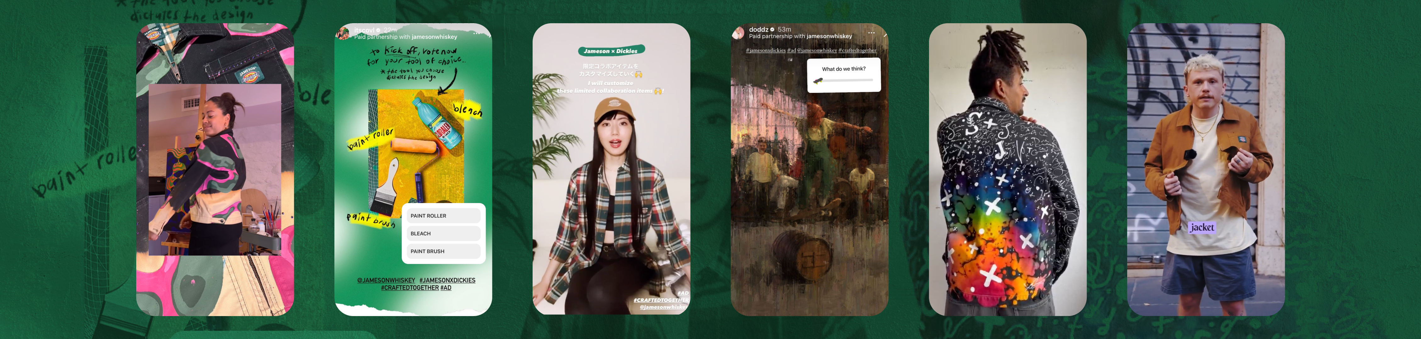 Creating a call to craft on Instagram with Jameson Whiskey